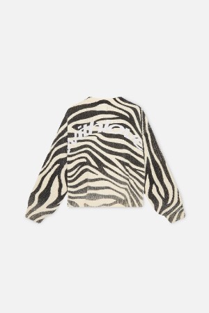 Scuffers Amore Knit Knitwear Zebra | OCPWLQU-03