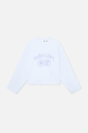 Scuffers Cala Sweatshirts Blue | VIUFDOR-42