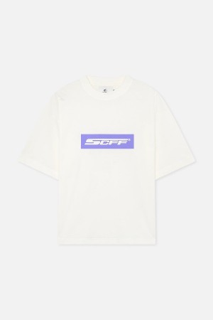 Scuffers Nascar T-Shirts Ecru | MESPAFV-68