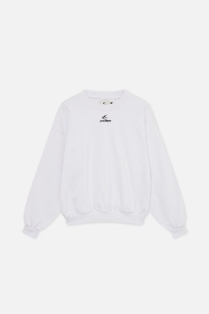 Scuffers Stripes Crewneck White | WTKUPMR-01
