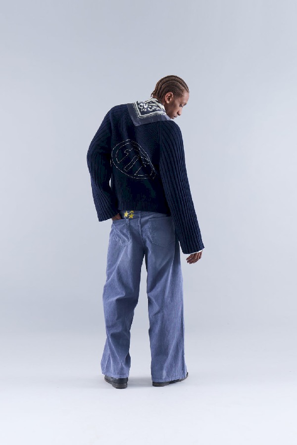 Scuffers Berry Knit Jersey Navy | UBVNASL-07