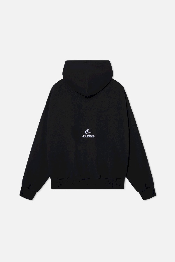 Scuffers By Air Zipper Zipped Hodiee Black | KLAOEDM-14