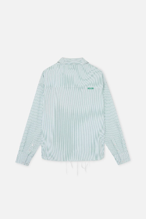 Scuffers CLG stripes Shirts Green | RDWCMHA-94