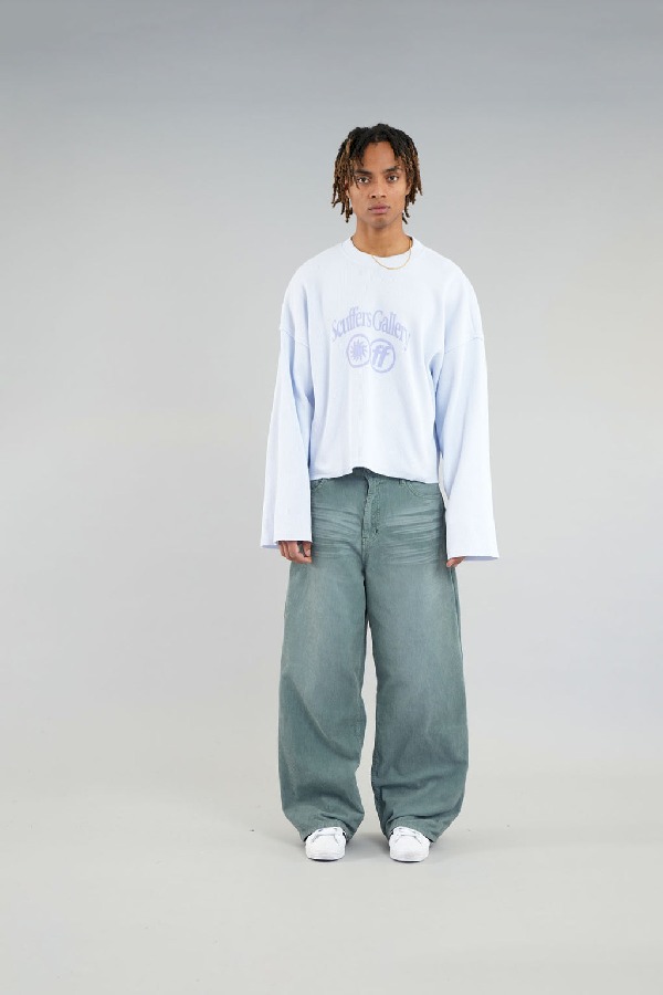 Scuffers Cala Sweatshirts Blue | VIUFDOR-42