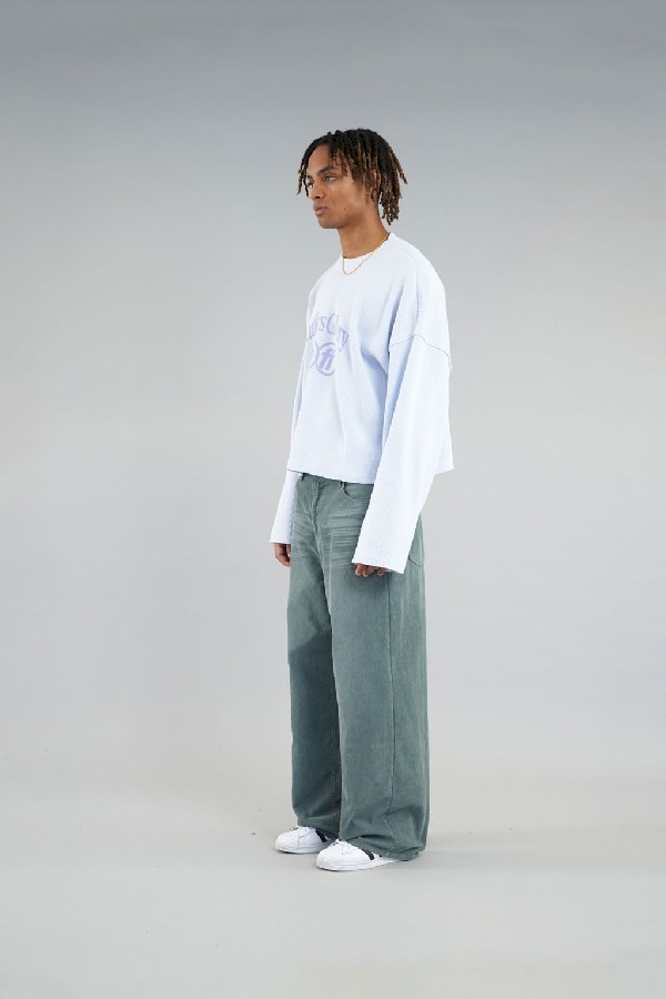 Scuffers Cala Sweatshirts Blue | VIUFDOR-42