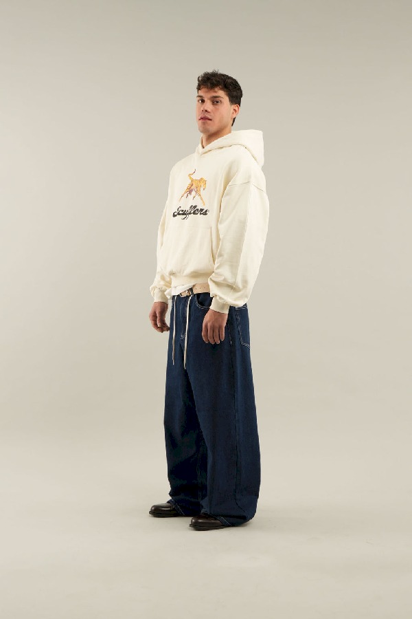 Scuffers Cheetah Hoodies Ecru | FTNRDJS-54