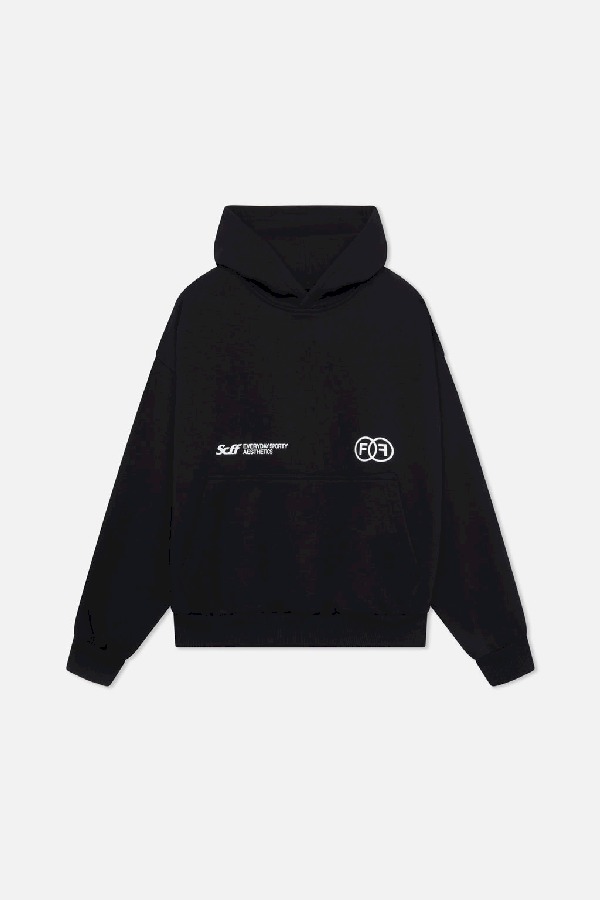 Scuffers ESA Hoodies Black | YIOFDKE-79