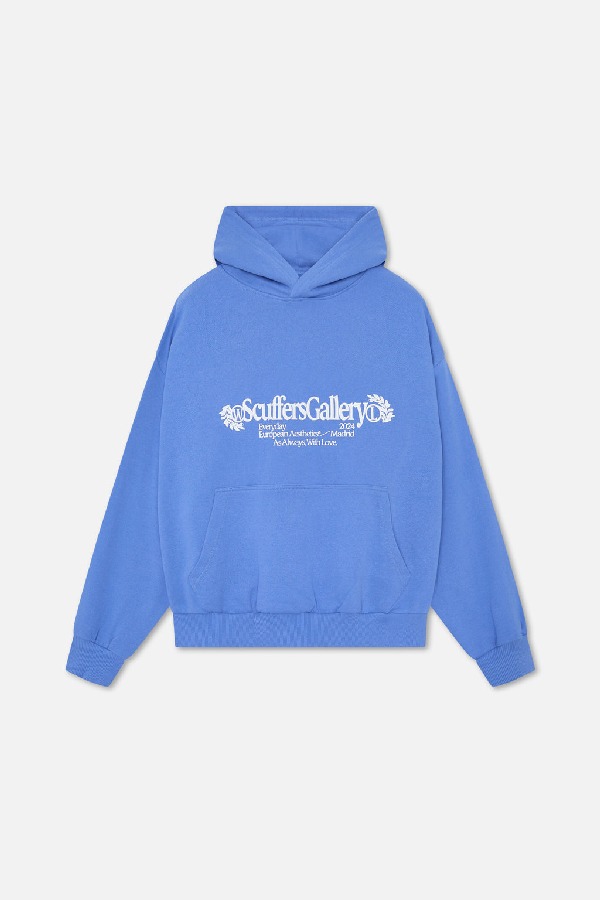Scuffers Gallery Hoodies Blue | TYBXAJQ-20