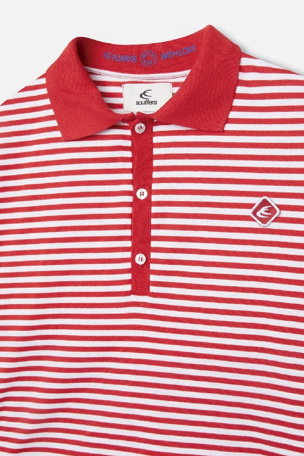 Scuffers Heritage Polo Red | VWBTZCA-61