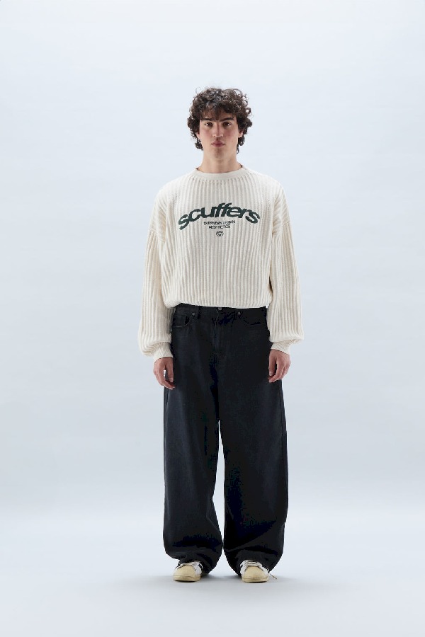 Scuffers Iconic Jersey Ecru | EBUTGQH-45