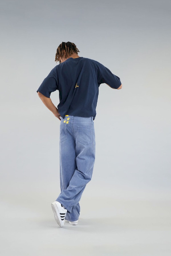 Scuffers Jumbo Corduroy Pants Blue | DOJCGEA-28