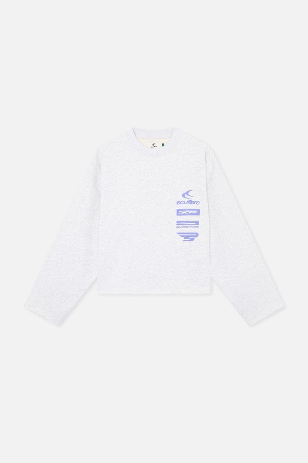 Scuffers Nascar Sweatshirts Grey | IUWBJVG-86