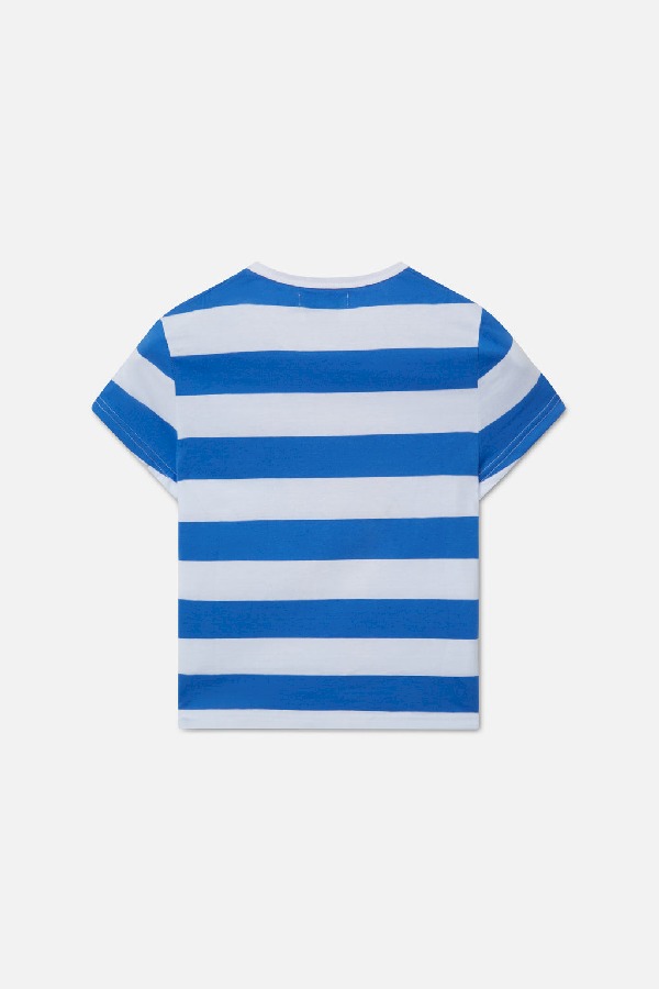 Scuffers Paris Top T-Shirts Navy Striped | UHXPTGM-91