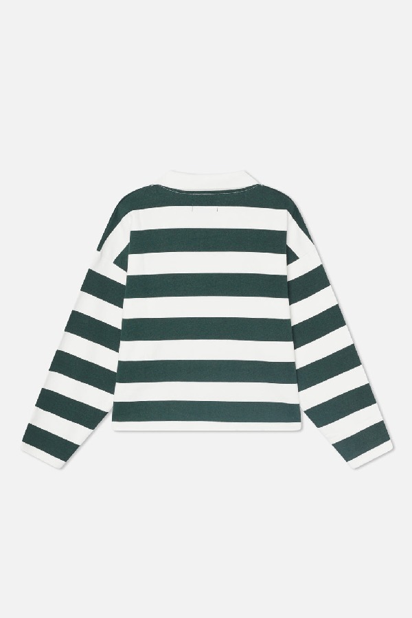 Scuffers Patch Polo Green & Ecru | NQBCZSA-10