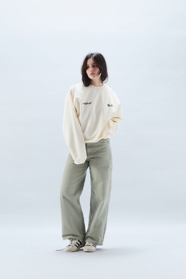 Scuffers SCFF Crewneck Ecru | YZHMBKG-75