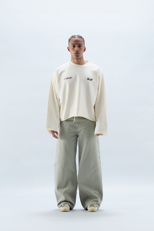 Scuffers SCFF Crewneck Ecru | YZHMBKG-75