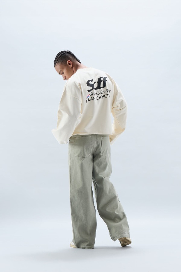 Scuffers SCFF Crewneck Ecru | YZHMBKG-75