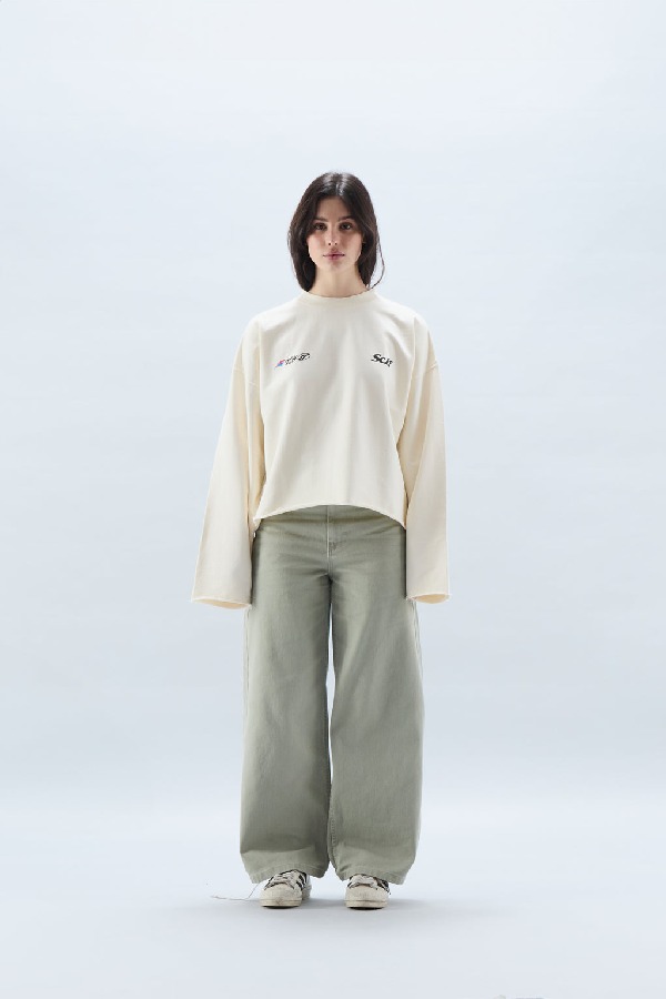 Scuffers SCFF Crewneck Ecru | YZHMBKG-75