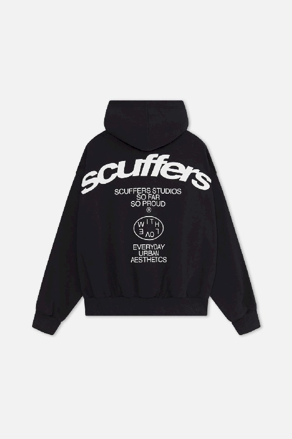 Scuffers SSS Hoodies Dark Grey | TCSLXOW-79