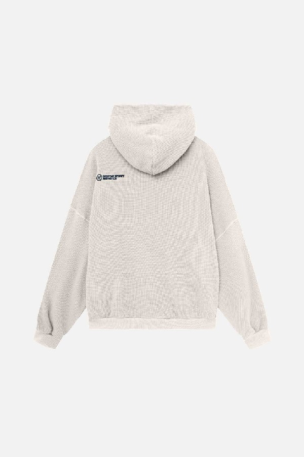 Scuffers SSS Lover Zipped Hoodies Ecru | BWGCRXU-86