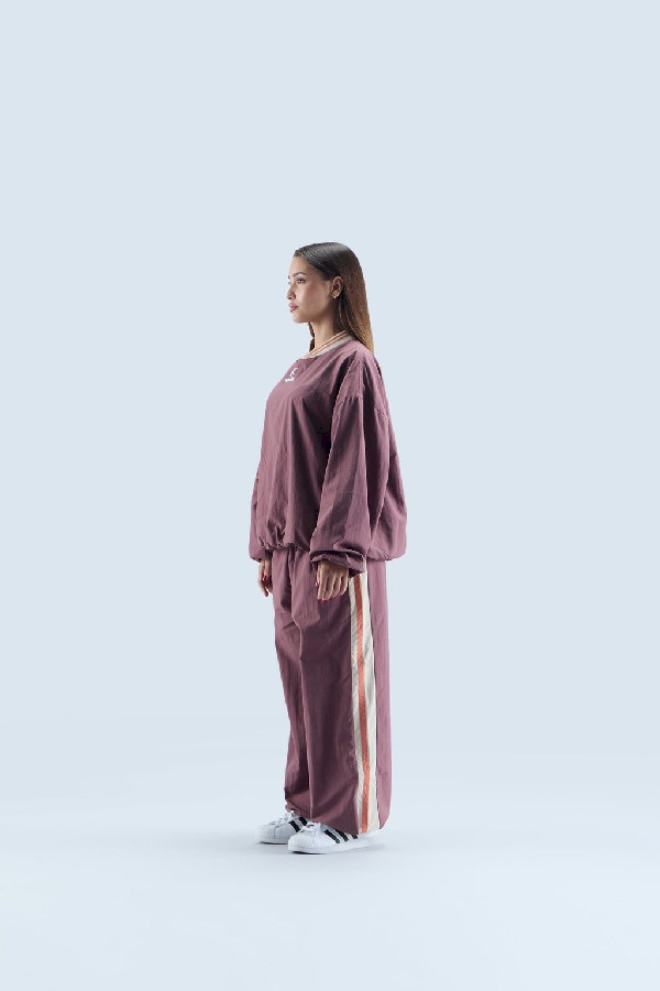 Scuffers Sports Tech Crewneck Burgundy | RFWMZTA-81