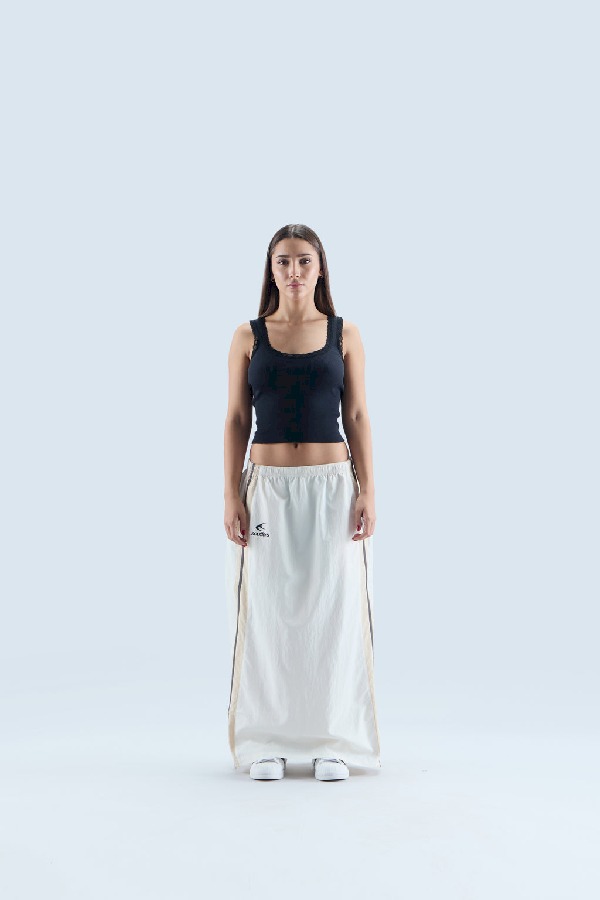Scuffers Sports Tech Skirt Ecru | UVLBFMJ-79