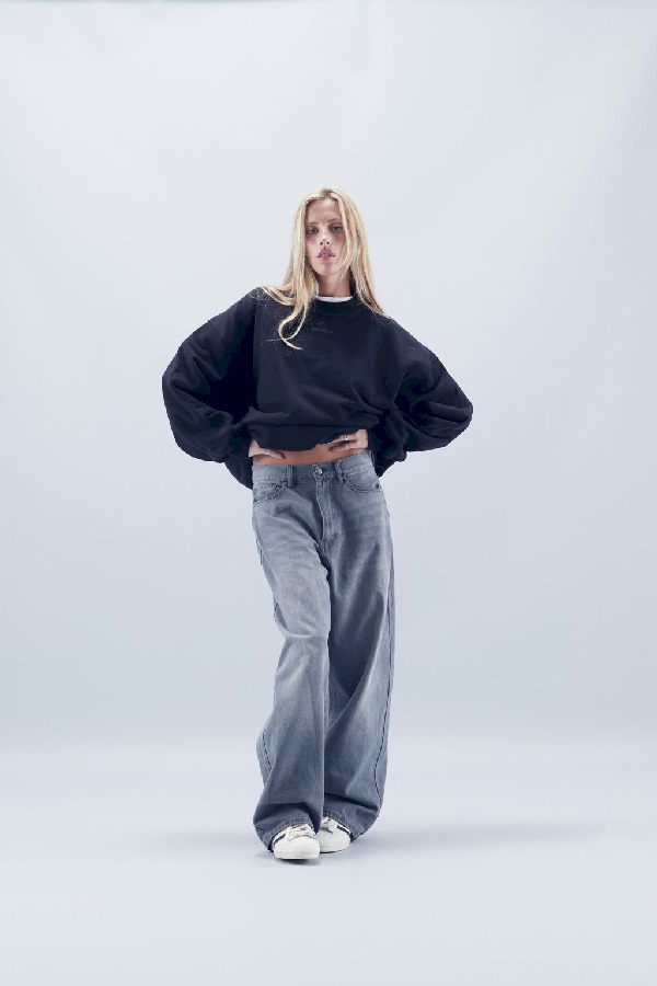 Scuffers Stripes Crewneck Dark | WCUQXRG-02
