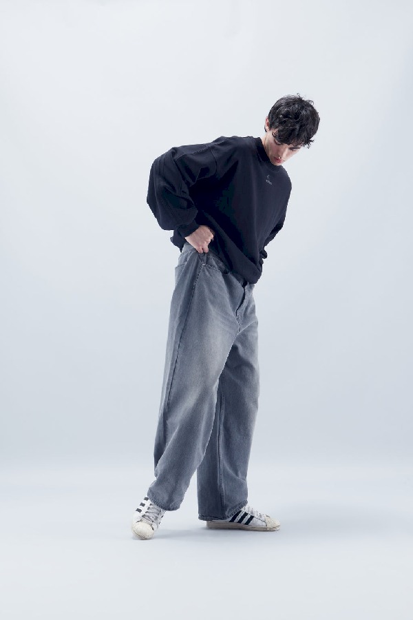 Scuffers Stripes Crewneck Dark | WCUQXRG-02