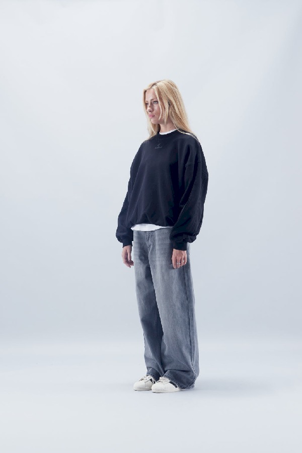 Scuffers Stripes Crewneck Dark | WCUQXRG-02
