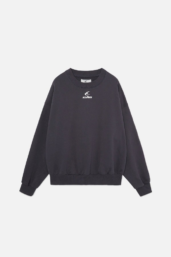 Scuffers Stripes Crewneck Navy | MHQVJSA-83