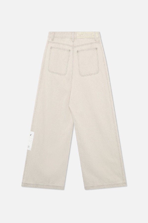Scuffers Tech Denim Pants Grey | OPKWVMB-35