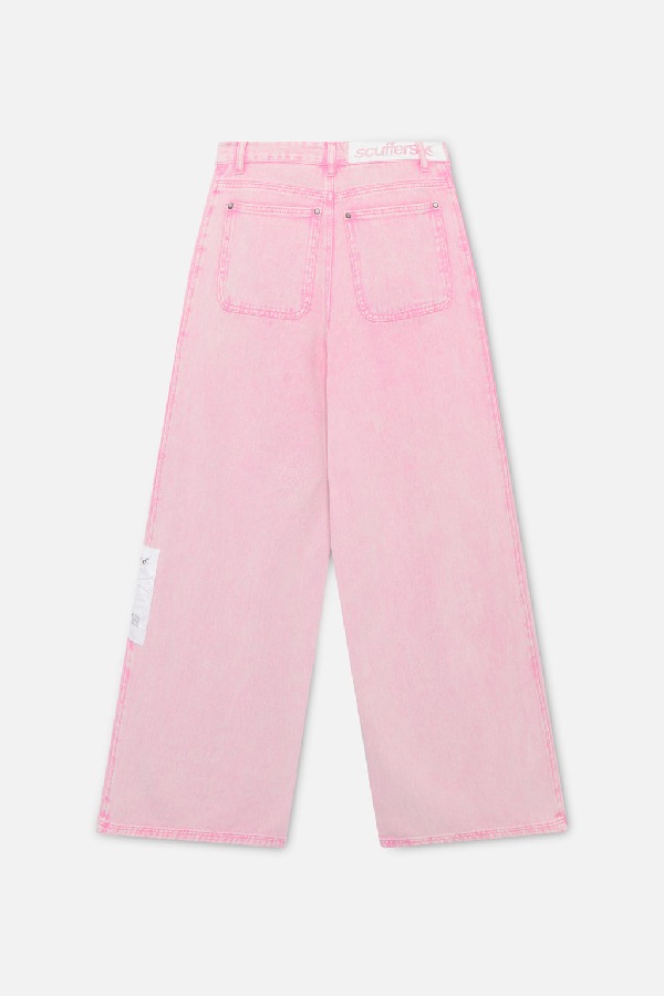 Scuffers Tech Denim Pants Pink | RBIKEWC-68